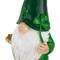 16.25" St. Patrick's Day Shamrock Gnome Outdoor Garden Statue